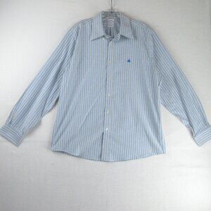Brooks Brothers Blue Striped Dress Shirt